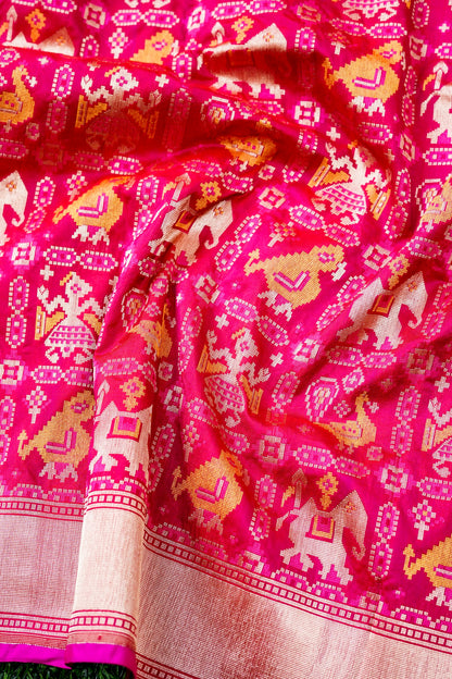 Handloom Banarasi Katan Silk Patola Dupatta