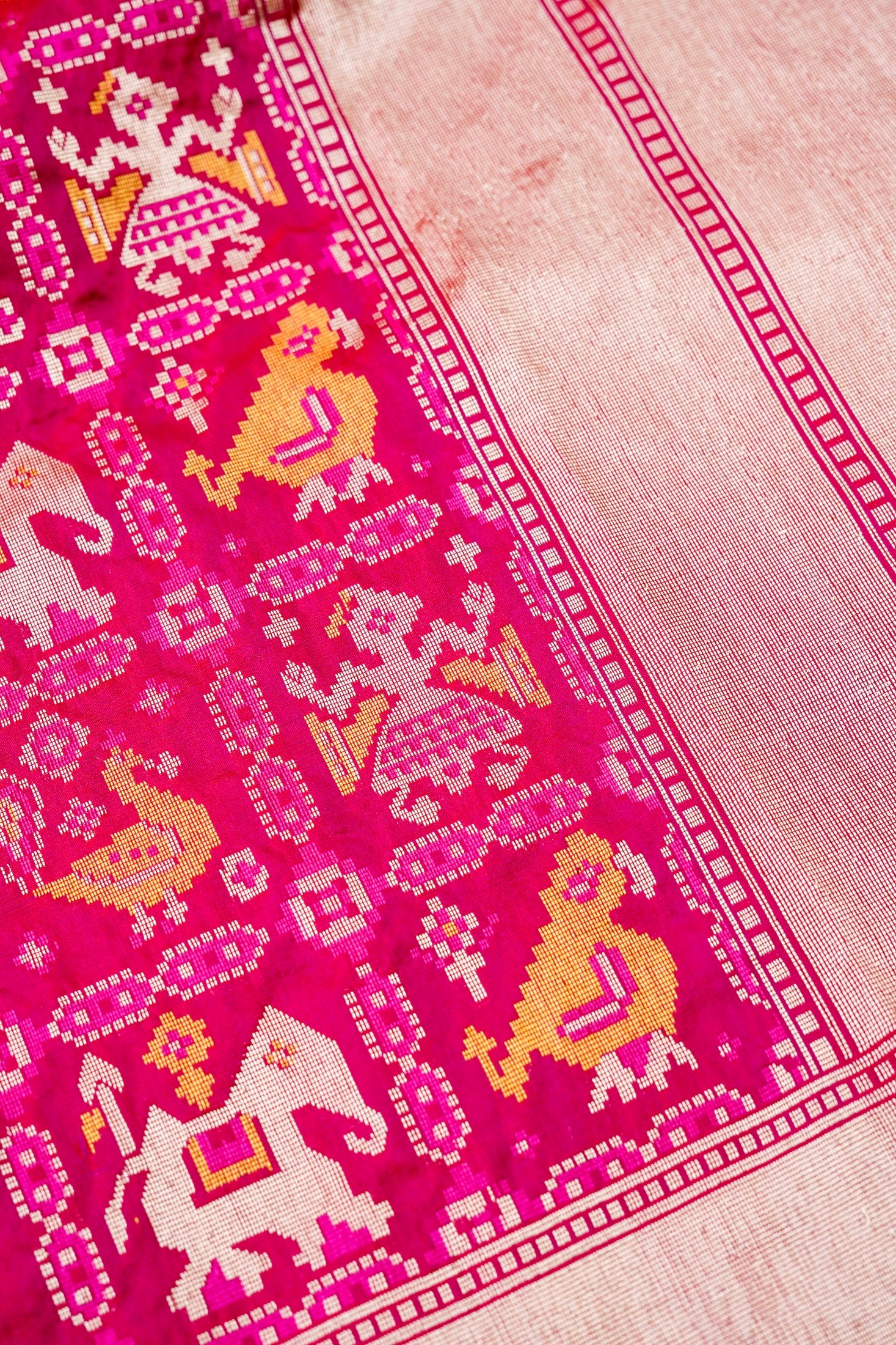 Handloom Banarasi Katan Silk Patola Dupatta