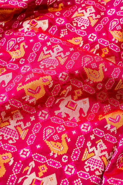 Handloom Banarasi Katan Silk Patola Dupatta