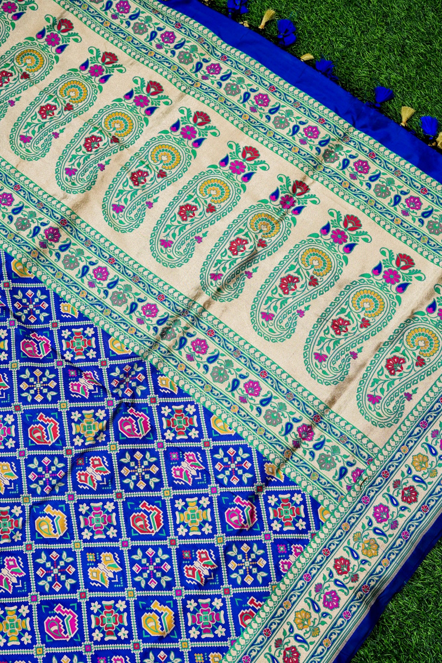 Handloom Banarasi Katan Silk Patola Dupatta