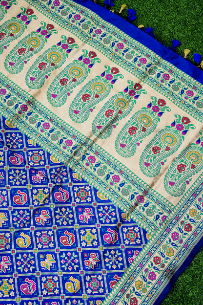Handloom Banarasi Katan Silk Patola Dupatta