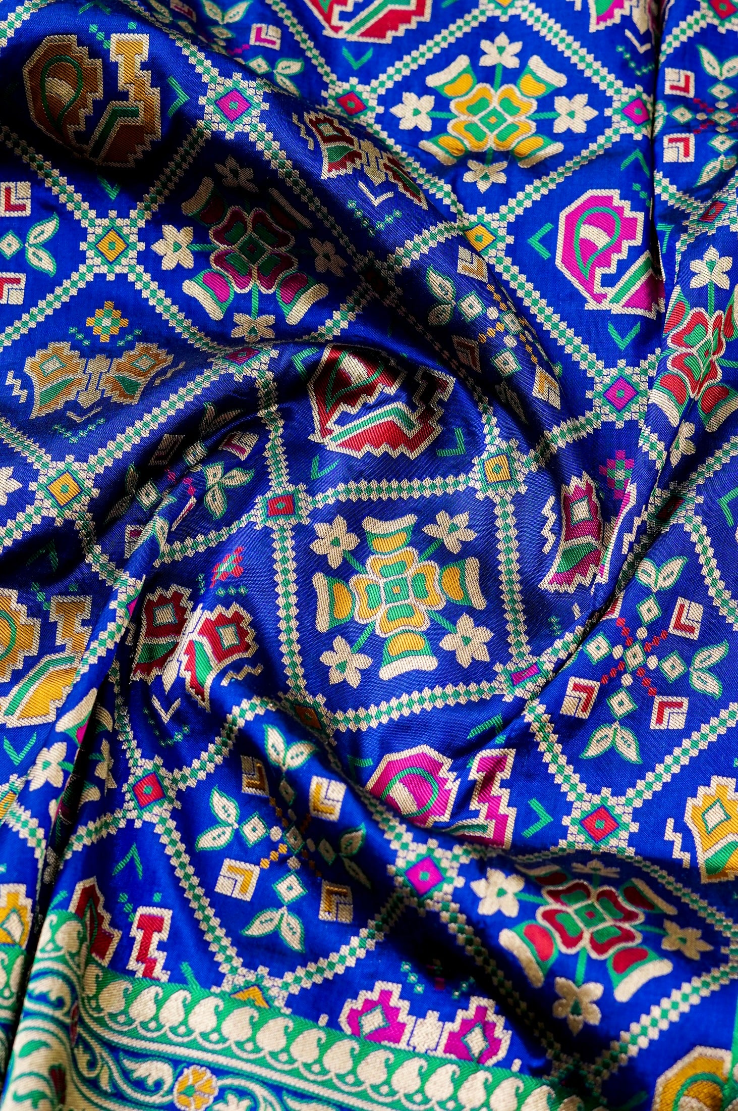 Handloom Banarasi Katan Silk Patola Dupatta