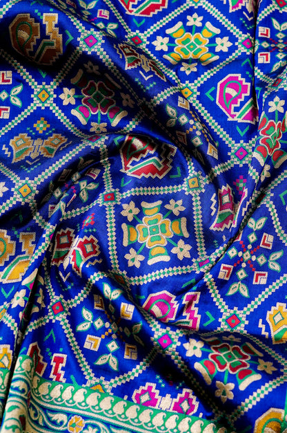 Handloom Banarasi Katan Silk Patola Dupatta