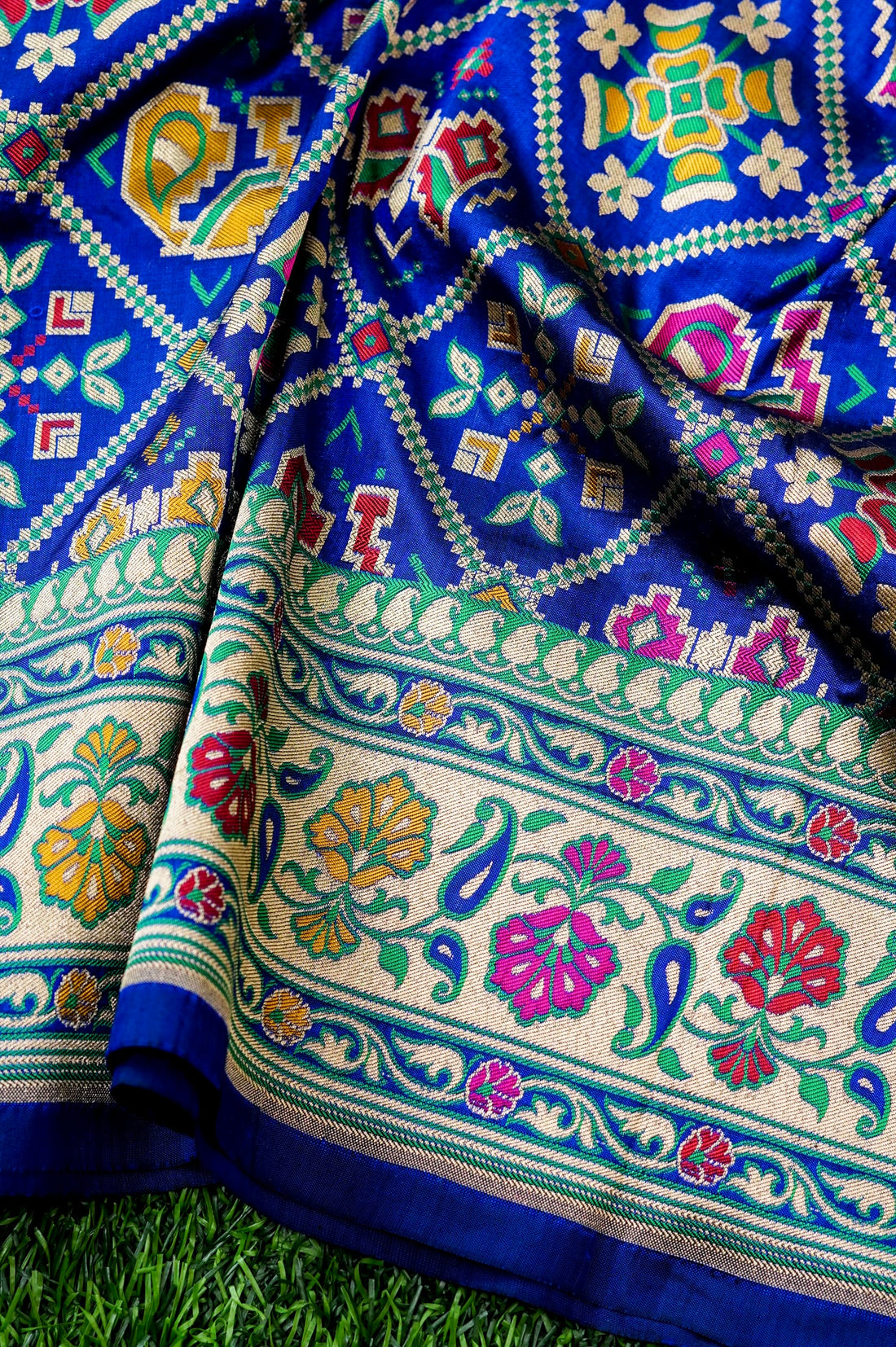 Handloom Banarasi Katan Silk Patola Dupatta