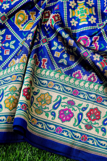 Handloom Banarasi Katan Silk Patola Dupatta