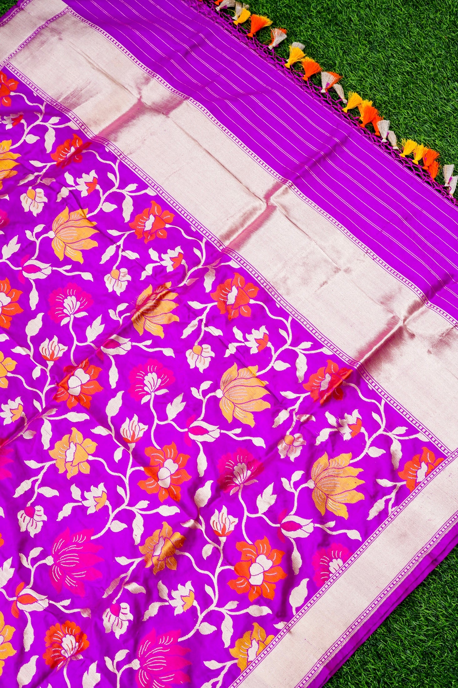 Handloom Banarasi Katan Silk Dupatta