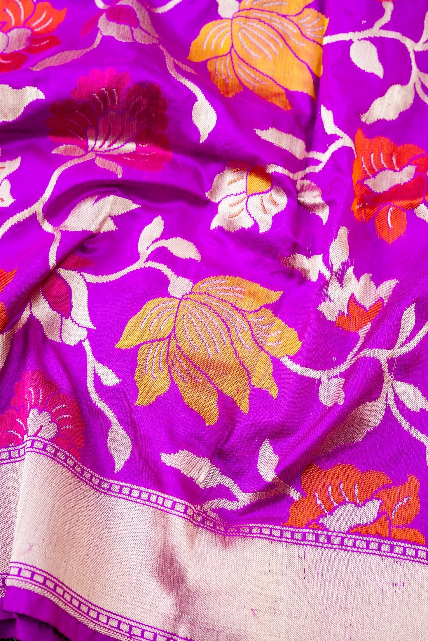 Handloom Banarasi Katan Silk Dupatta