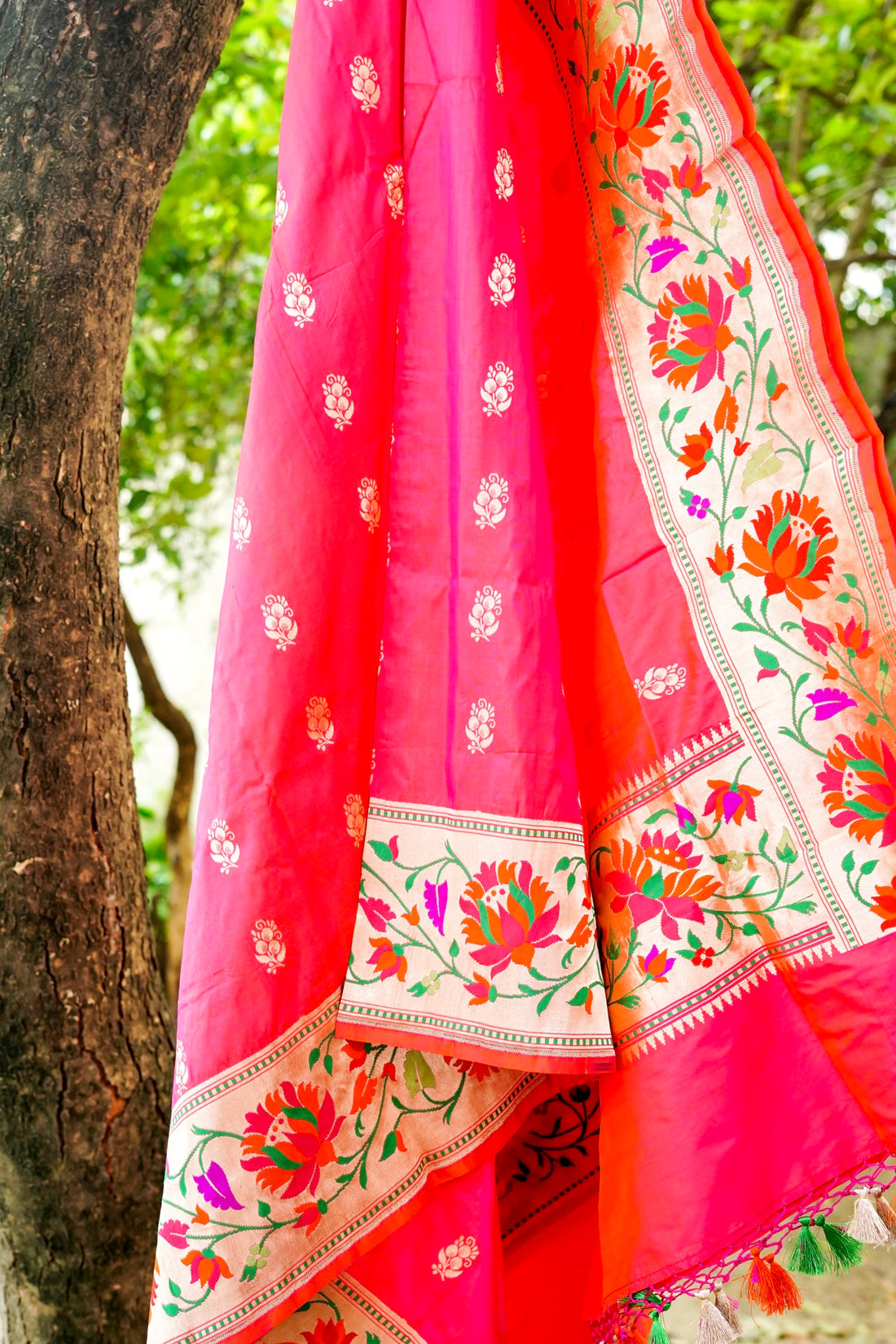 Handloom Banarasi Katan Silk Dupatta