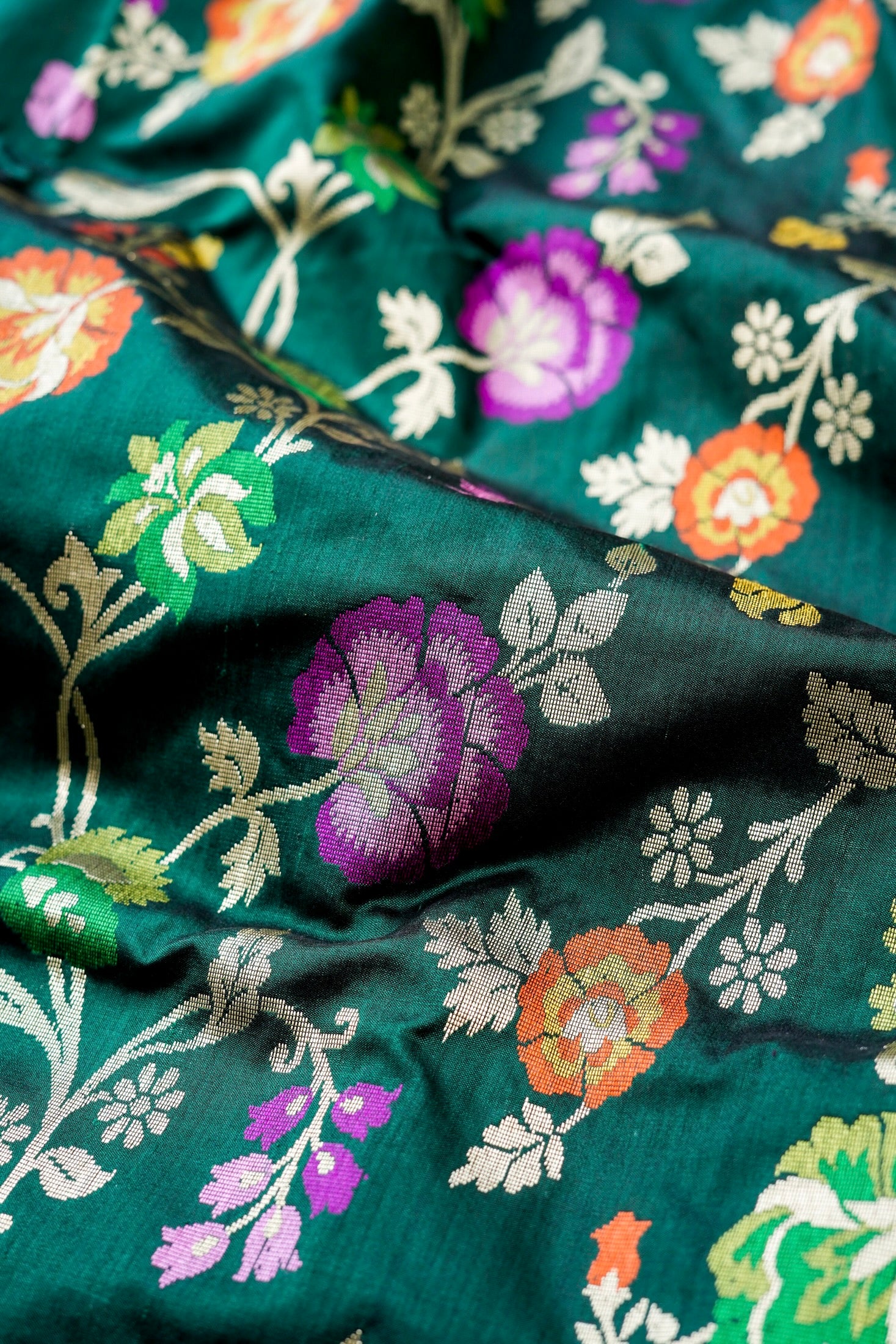 Handloom Banarasi Katan Silk Dupatta