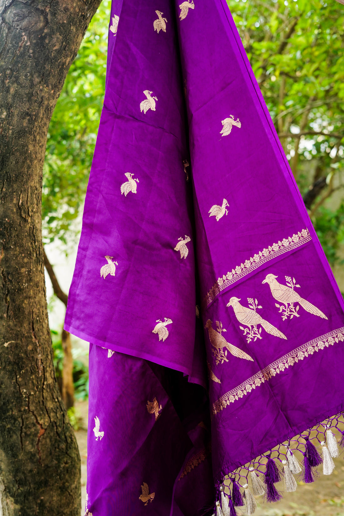 Handloom Banarasi Katan Silk Dupatta