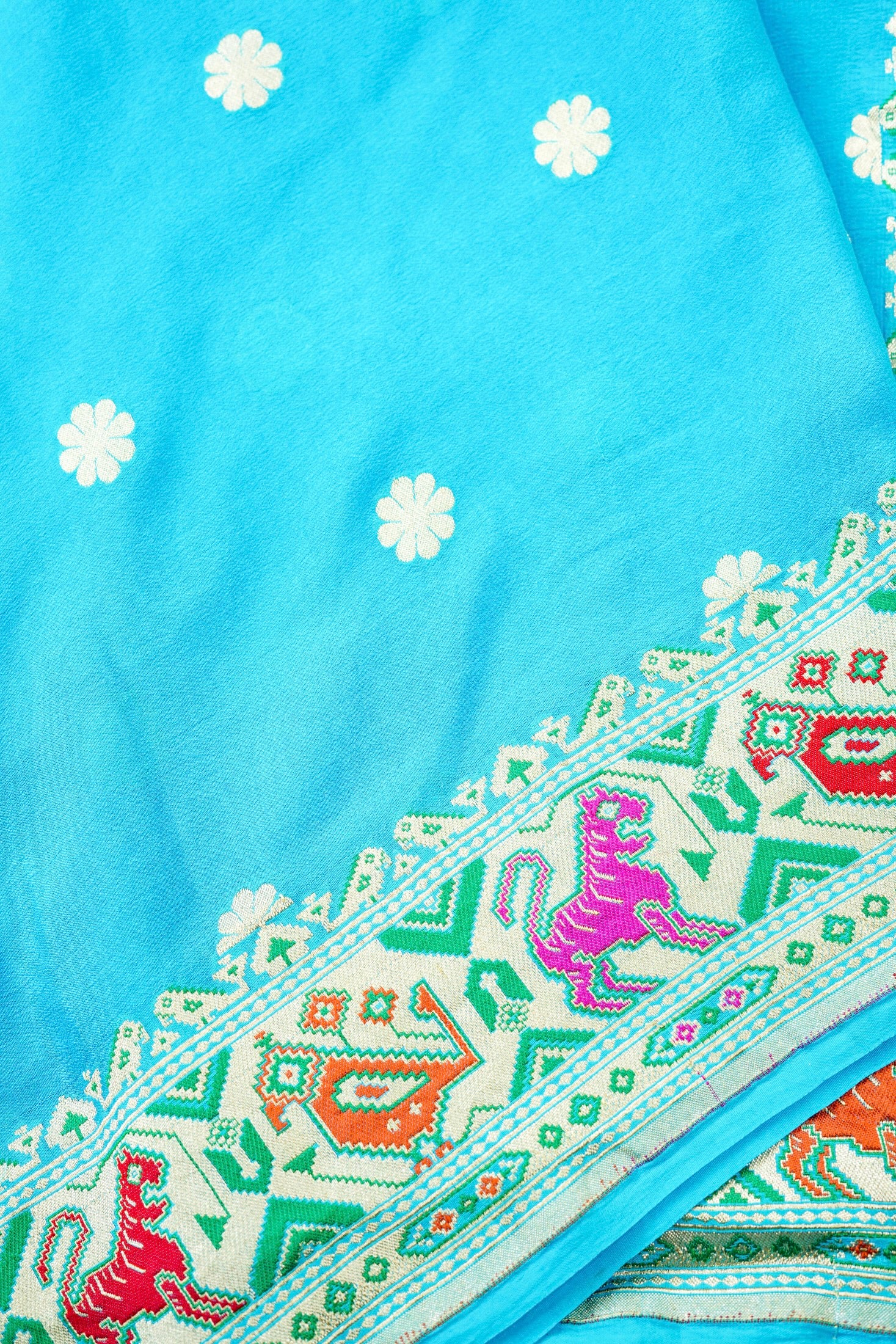Banarasi Georgette Dupatta with Meenakari