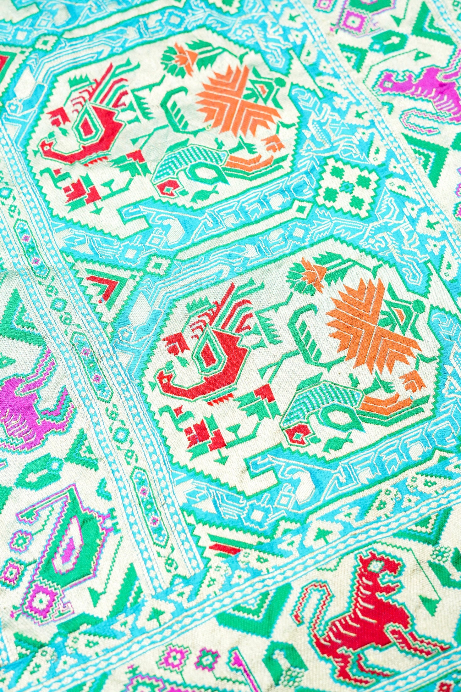 Banarasi Georgette Dupatta with Meenakari