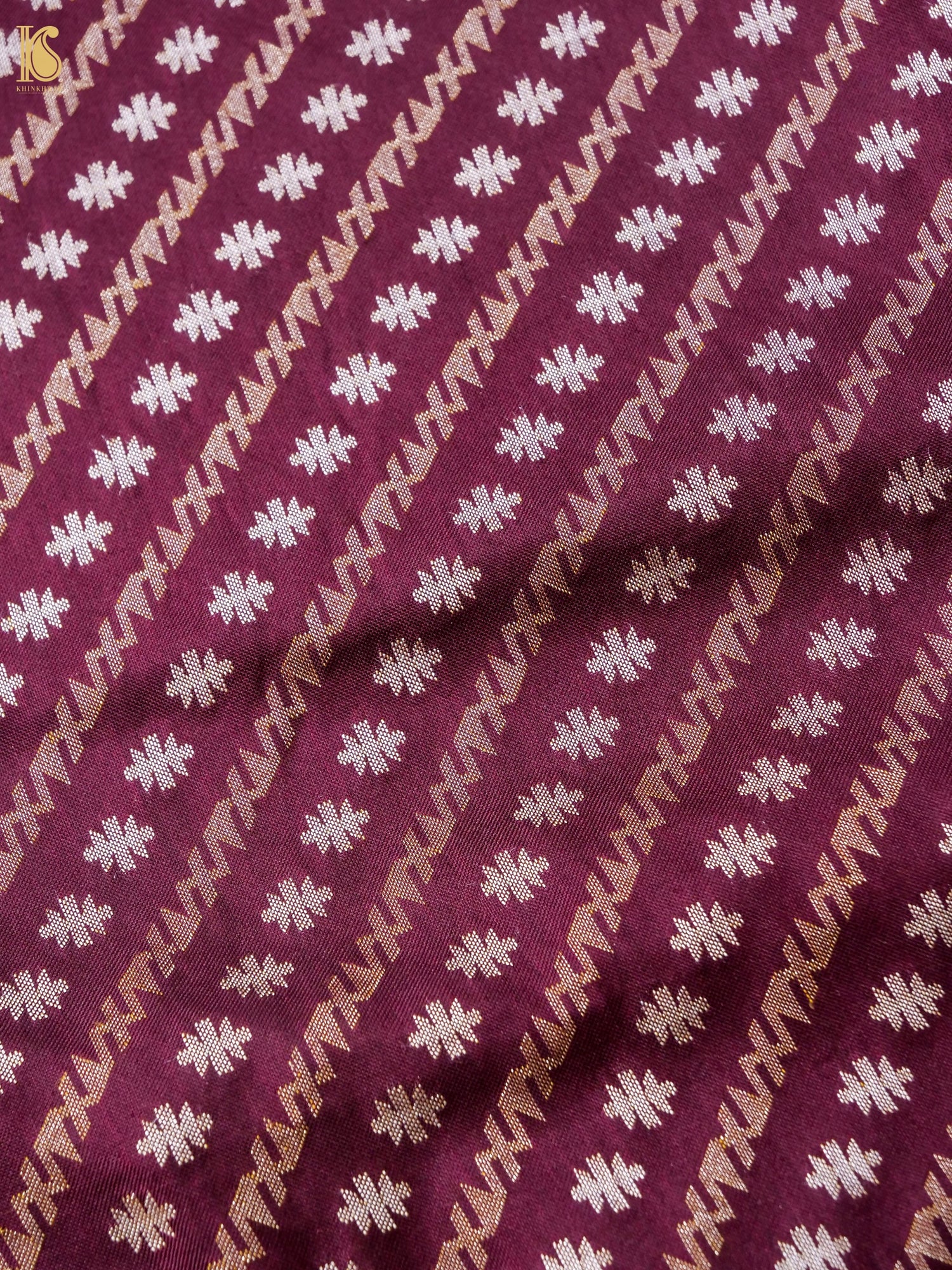 Banarasi Katan Silk Saree in Deep Wine