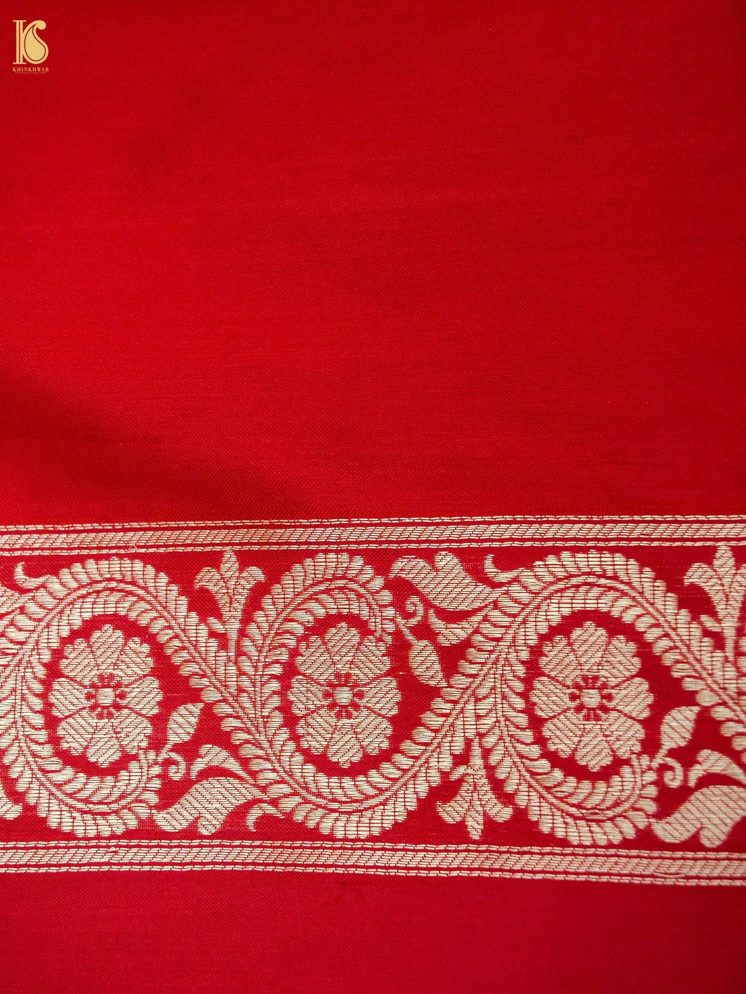 Banarasi Katan Silk Rangkat Handwoven Saree in Multicolour