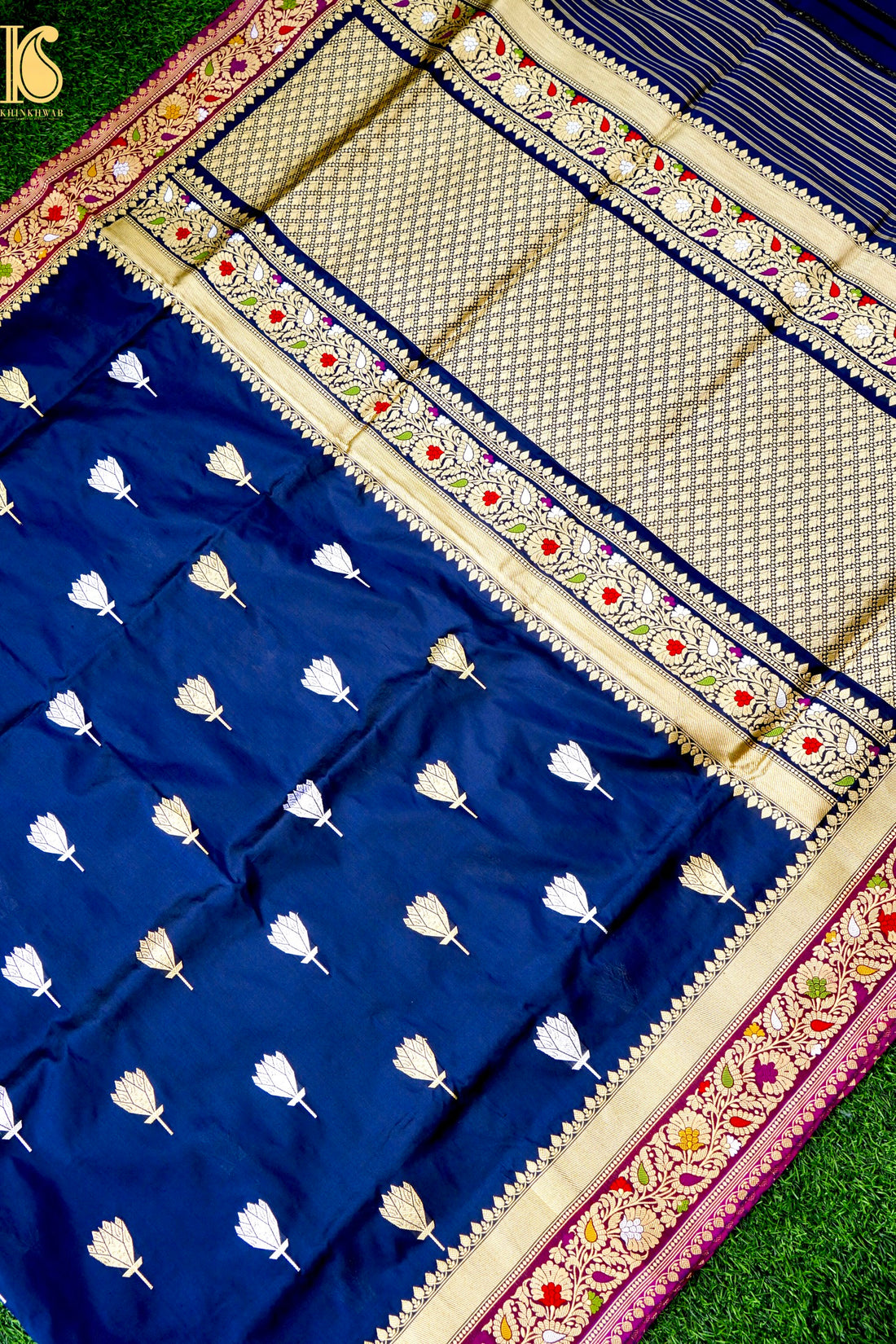 Handloom Banarasi Pure Katan Silk Kadwa Saree
