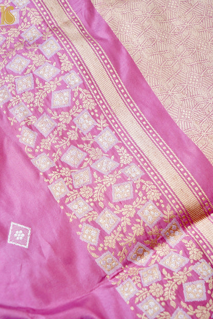 Handloom Banarasi Pure Katan Silk Kadwa Saree