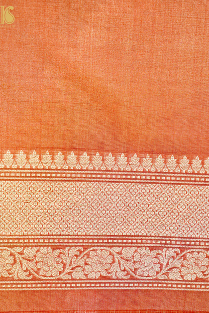 Pure Banarasi Koraa by Tissue Saree with Kadwa Jaal