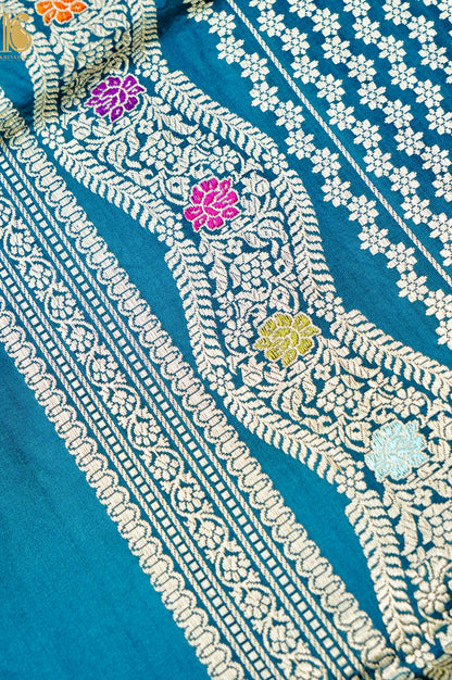 Handloom Banarasi Pure Katan Silk Kadwa Saree