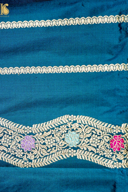 Handloom Banarasi Pure Katan Silk Kadwa Saree