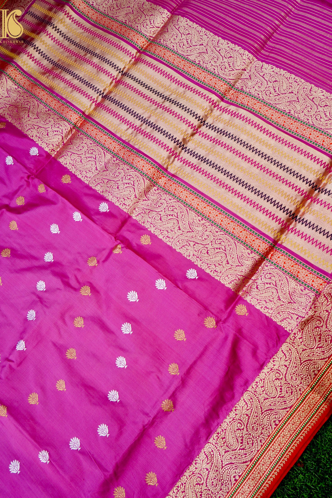 Handloom Banarasi Pure Katan Silk Kadwa Saree