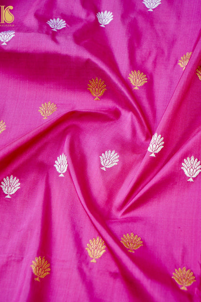 Handloom Banarasi Pure Katan Silk Kadwa Saree