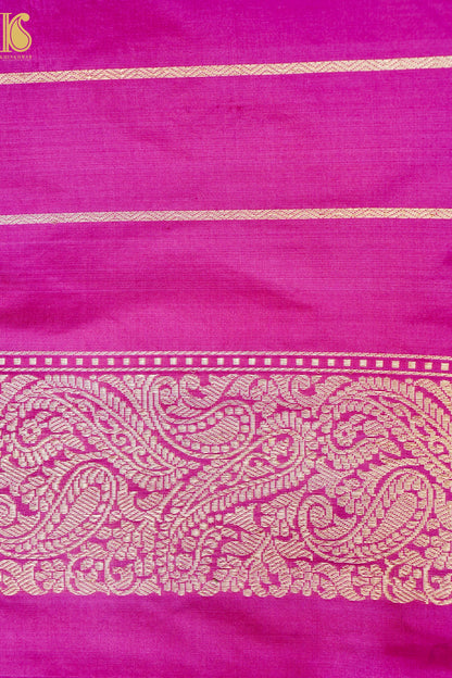 Handloom Banarasi Pure Katan Silk Kadwa Saree