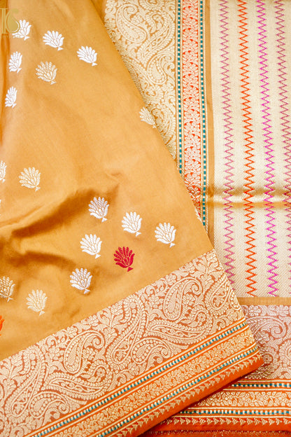 Handloom Banarasi Pure Katan Silk Kadwa Saree