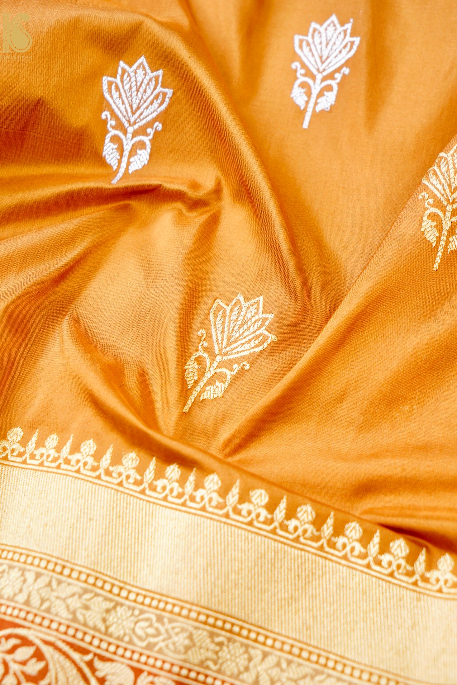 Handloom Banarasi Pure Katan Silk Kadwa Saree