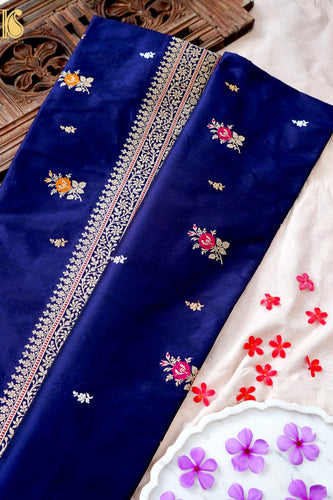 Handloom Banarasi Pure Katan Silk Kadwa Saree