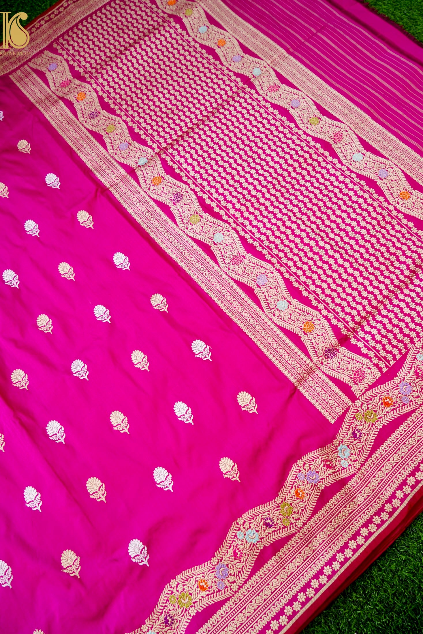 Handloom Banarasi Pure Katan Silk Kadwa Saree
