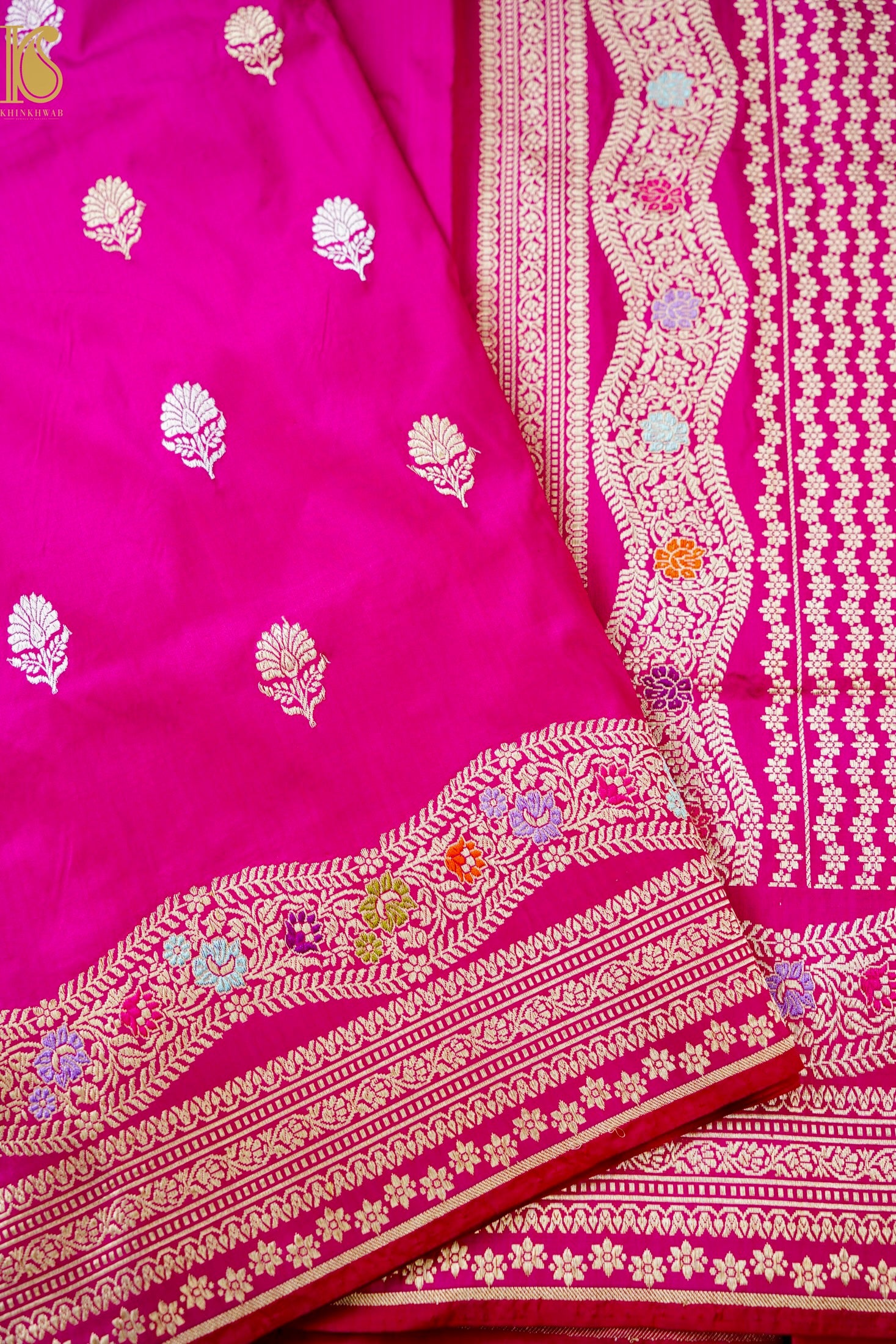 Handloom Banarasi Pure Katan Silk Kadwa Saree