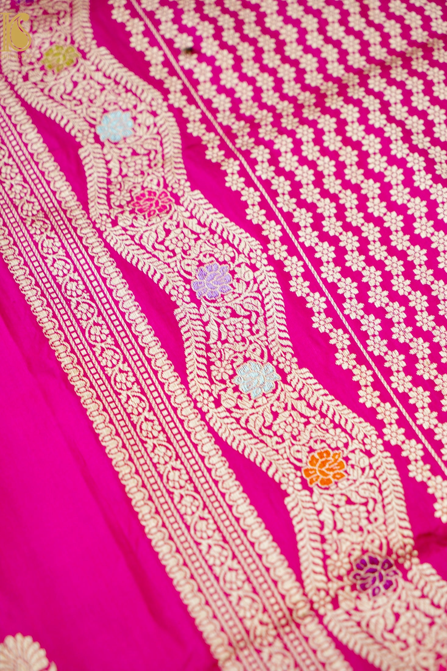Handloom Banarasi Pure Katan Silk Kadwa Saree