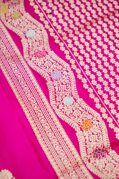 Handloom Banarasi Pure Katan Silk Kadwa Saree