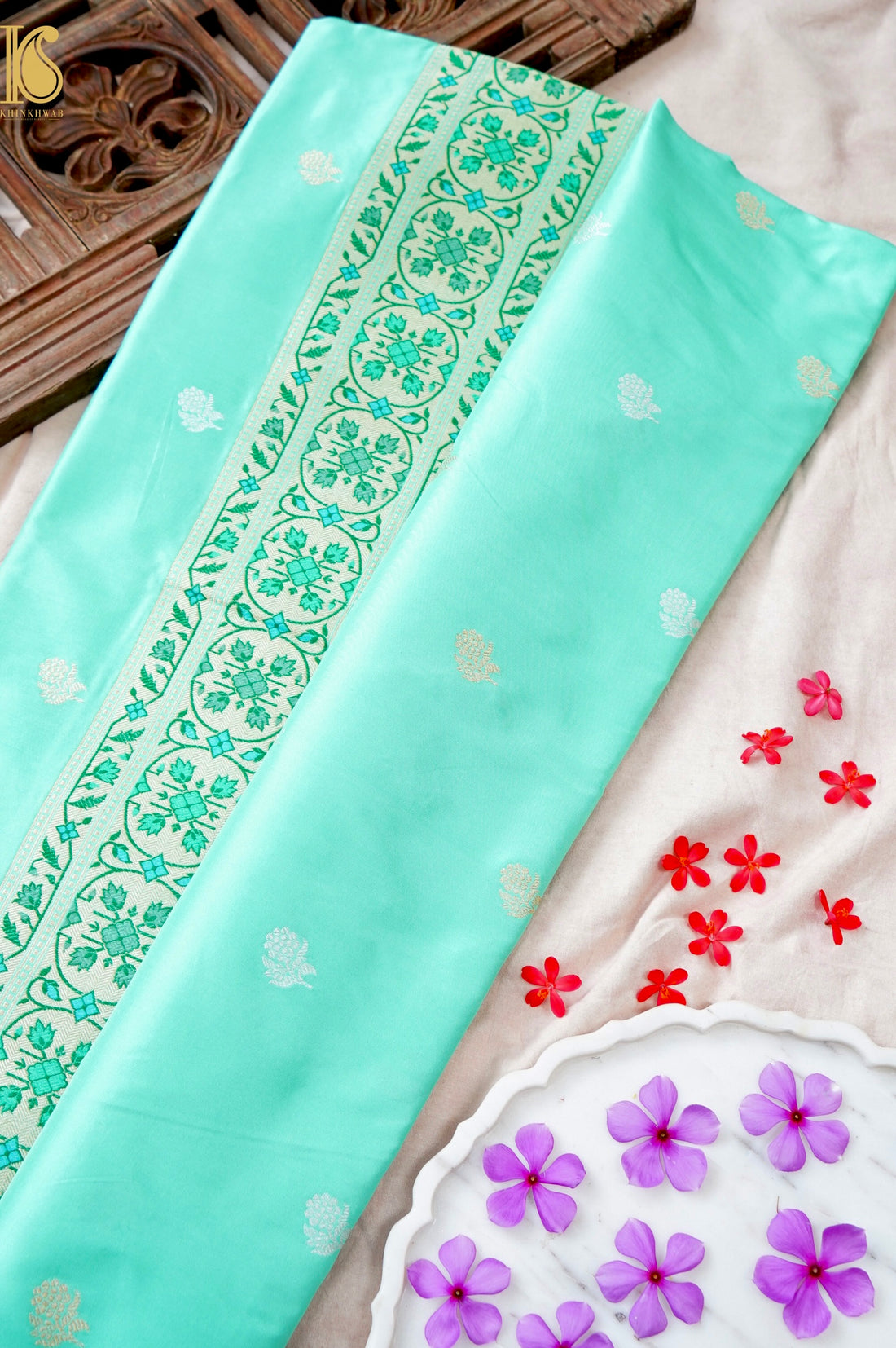 Handloom Banarasi Pure Katan Silk Kadwa Saree