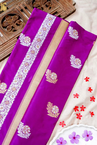 Handloom Banarasi Pure Katan Silk Kadwa Saree