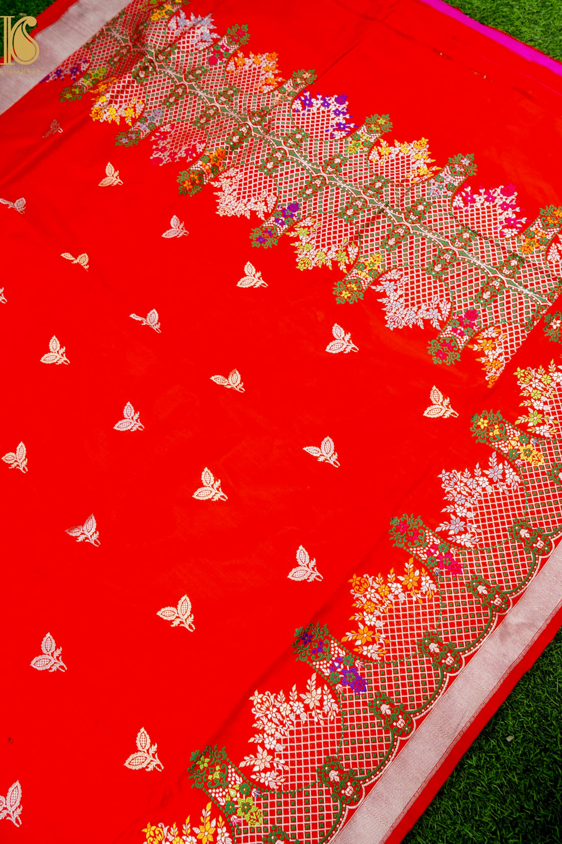 Handloom Banarasi Pure Katan Silk Kadwa Saree