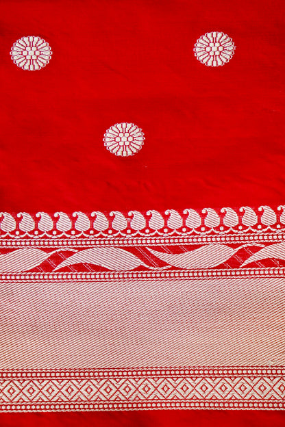 Handloom Banarasi Pure Silk Tissue Kadwa Saree