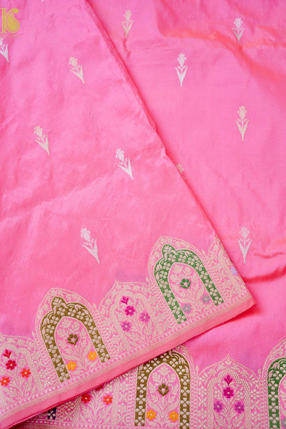 Handloom Banarasi Pure Katan Silk Kadwa Saree