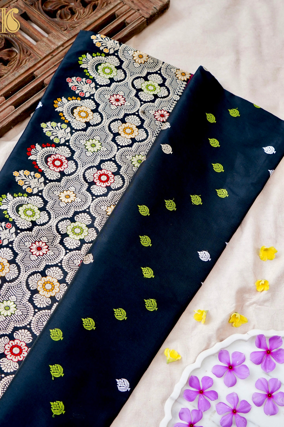Handloom Banarasi Pure Katan Silk Kadwa Saree