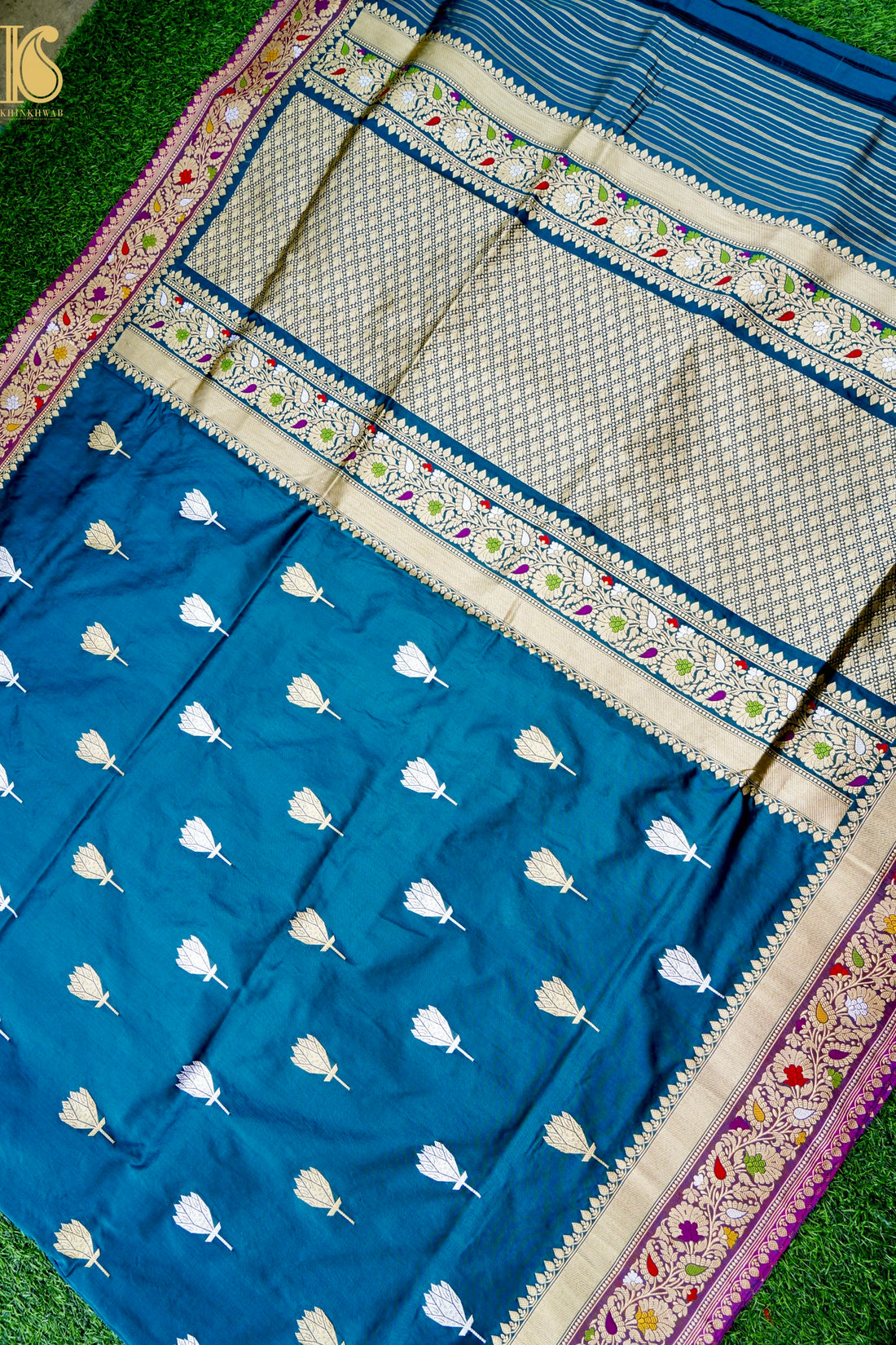 Handloom Banarasi Pure Katan Silk Kadwa Saree