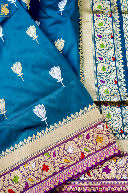 Handloom Banarasi Pure Katan Silk Kadwa Saree