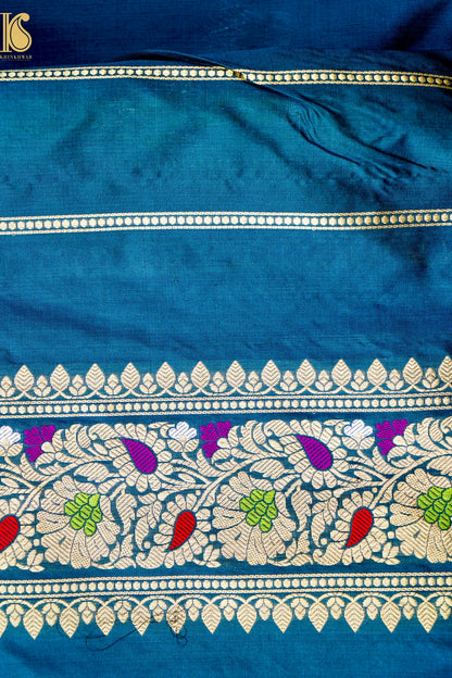 Handloom Banarasi Pure Katan Silk Kadwa Saree