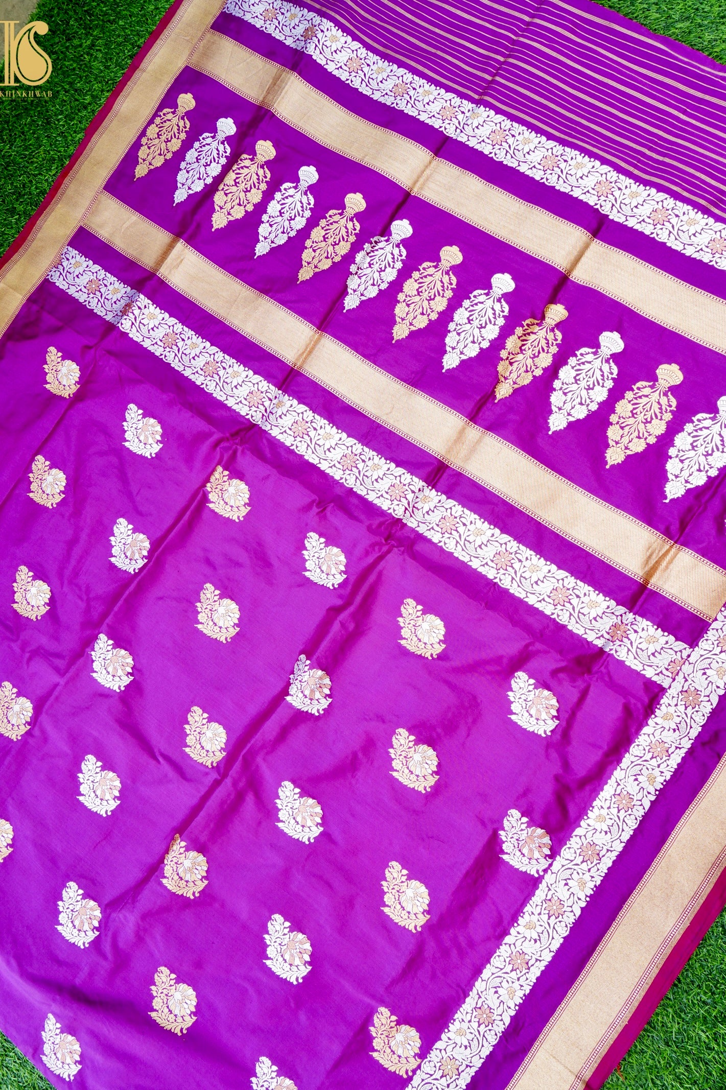 Handloom Banarasi Pure Katan Silk Kadwa Saree