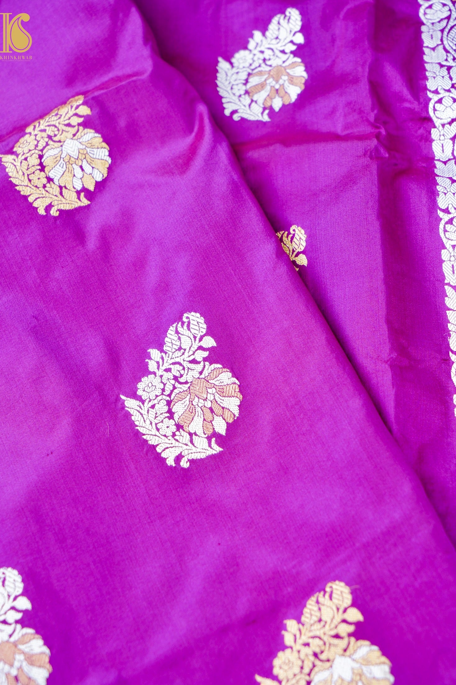 Handloom Banarasi Pure Katan Silk Kadwa Saree