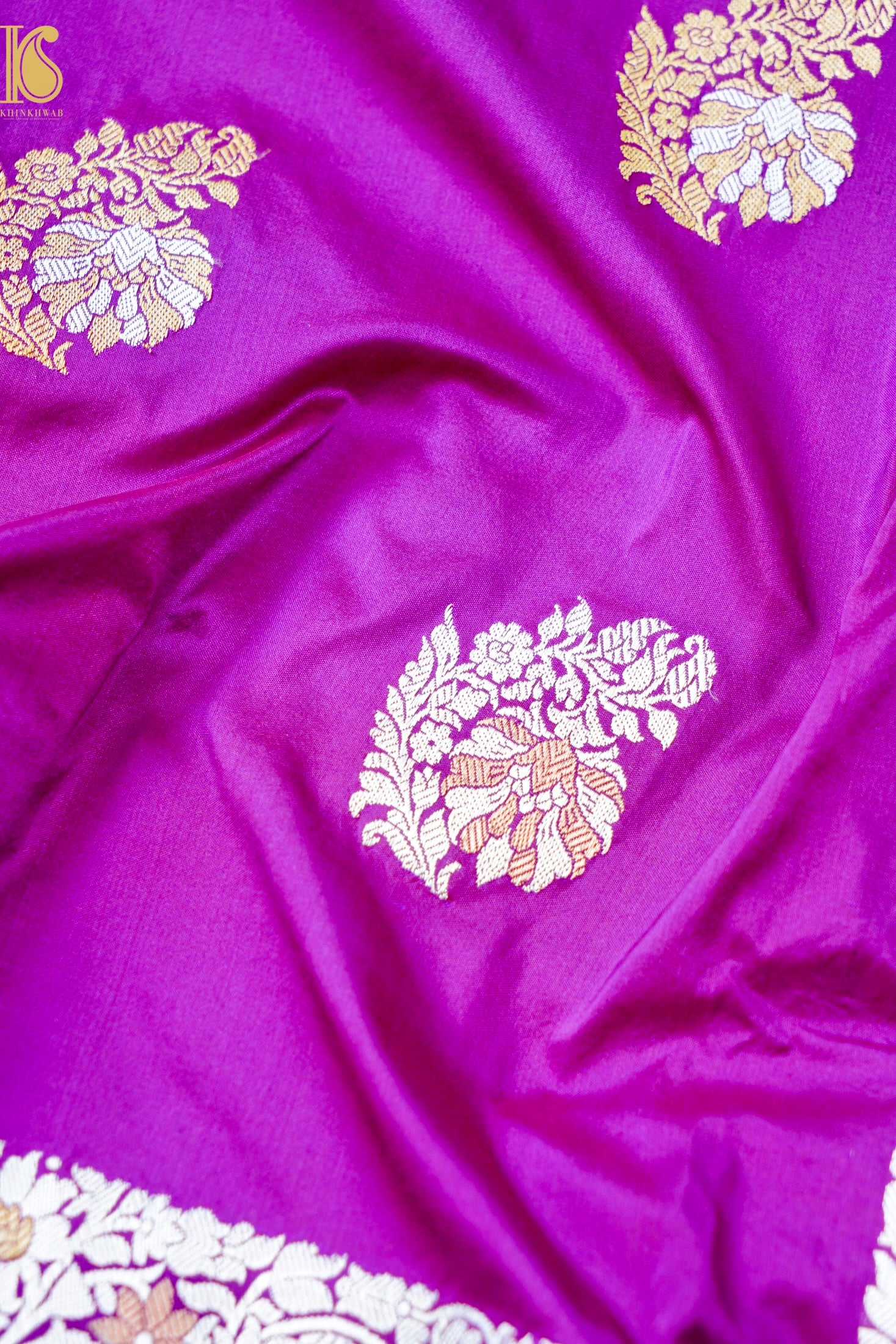 Handloom Banarasi Pure Katan Silk Kadwa Saree