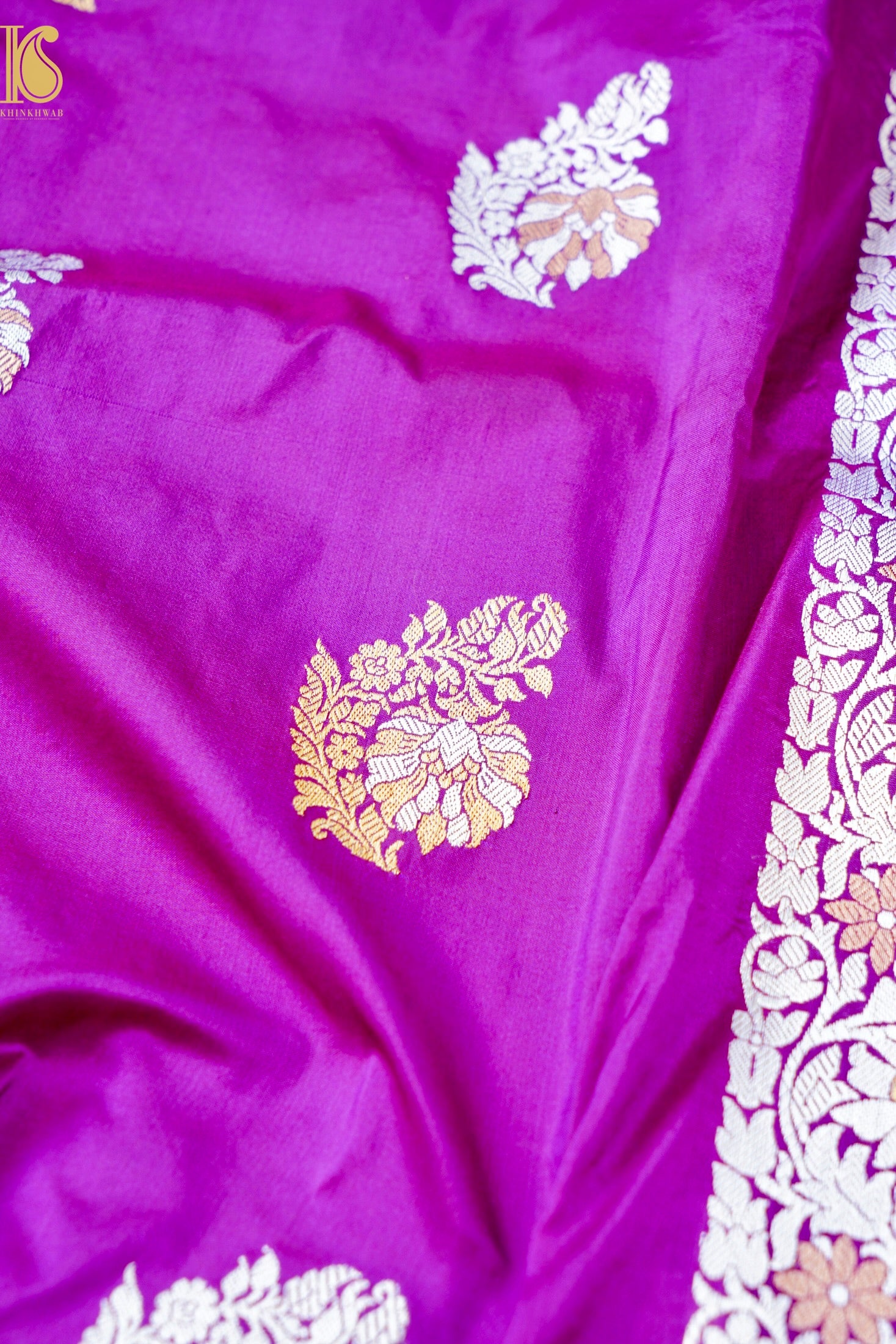 Handloom Banarasi Pure Katan Silk Kadwa Saree