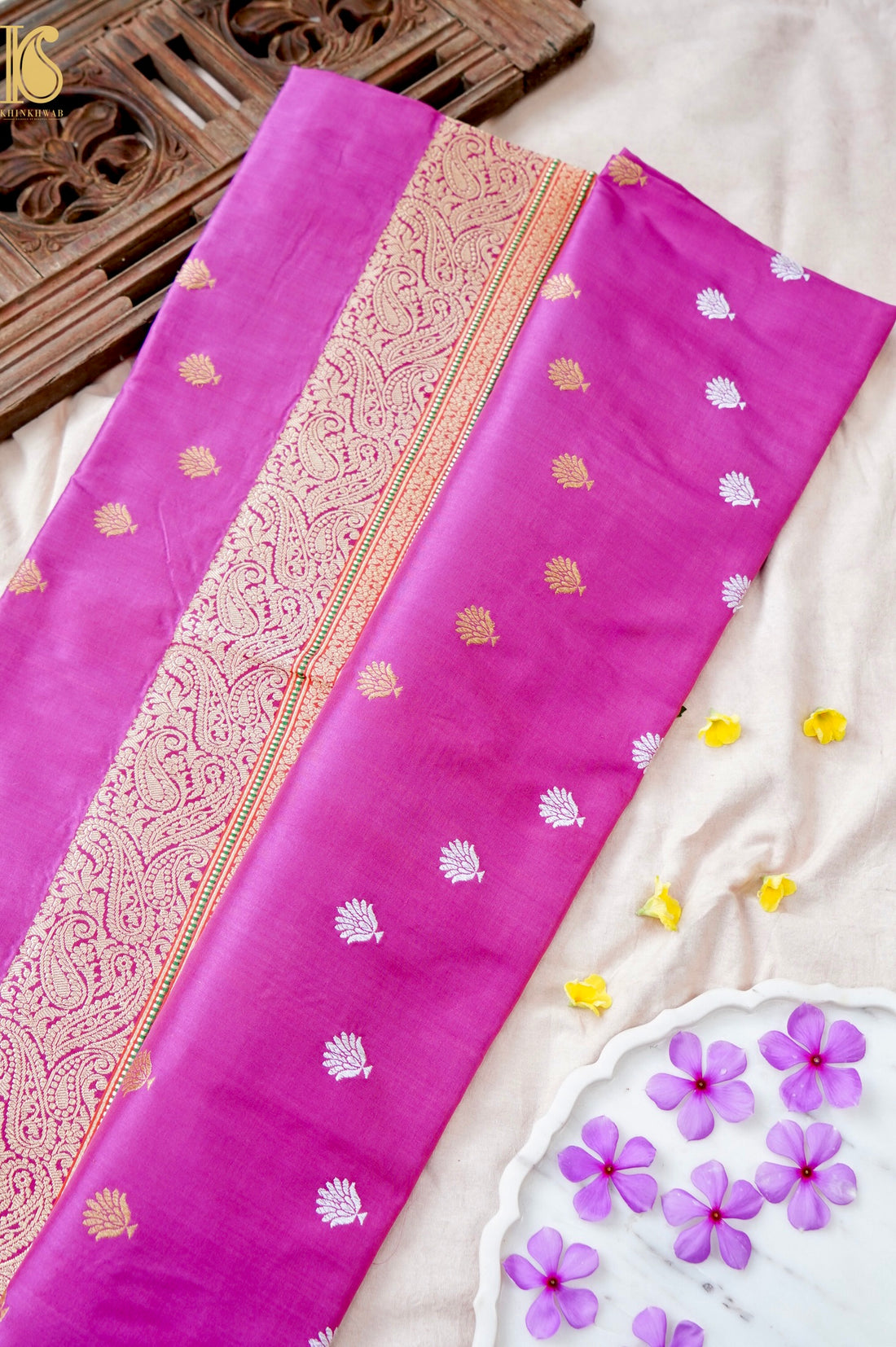 Handloom Banarasi Pure Katan Silk Kadwa Saree