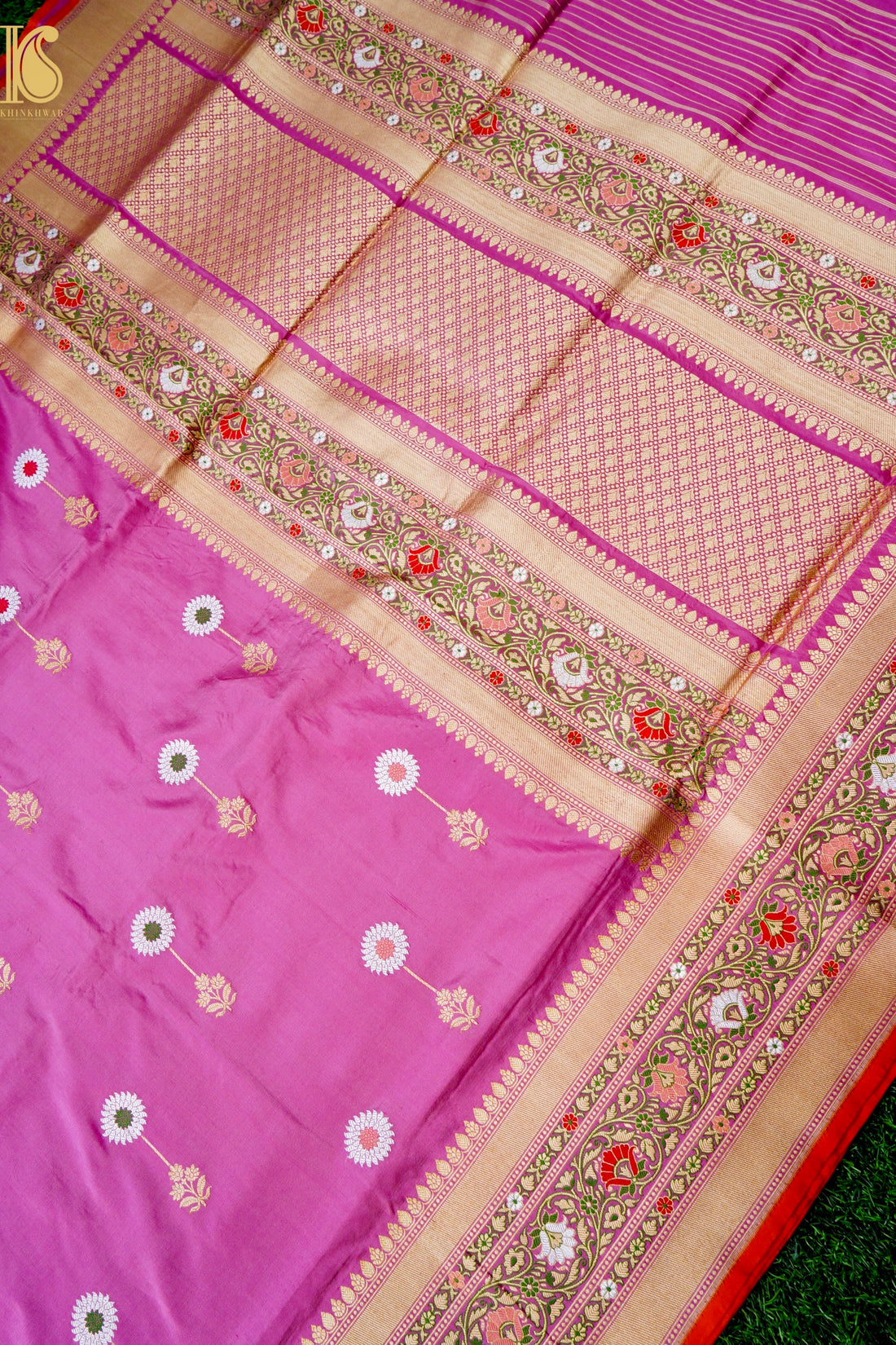 Handloom Banarasi Pure Katan Silk Kadwa Saree