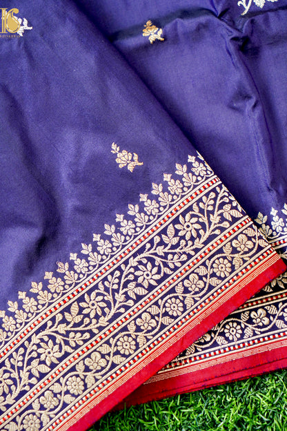 Handloom Banarasi Pure Katan Silk Kadwa Saree