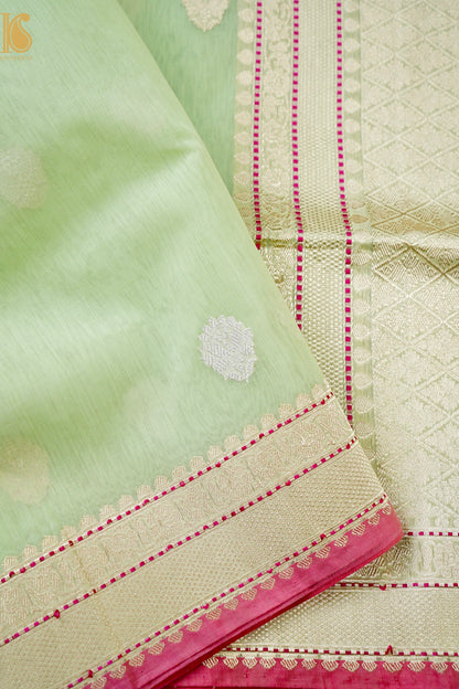 Banarasi Cotton Handloom Kadwa Saree